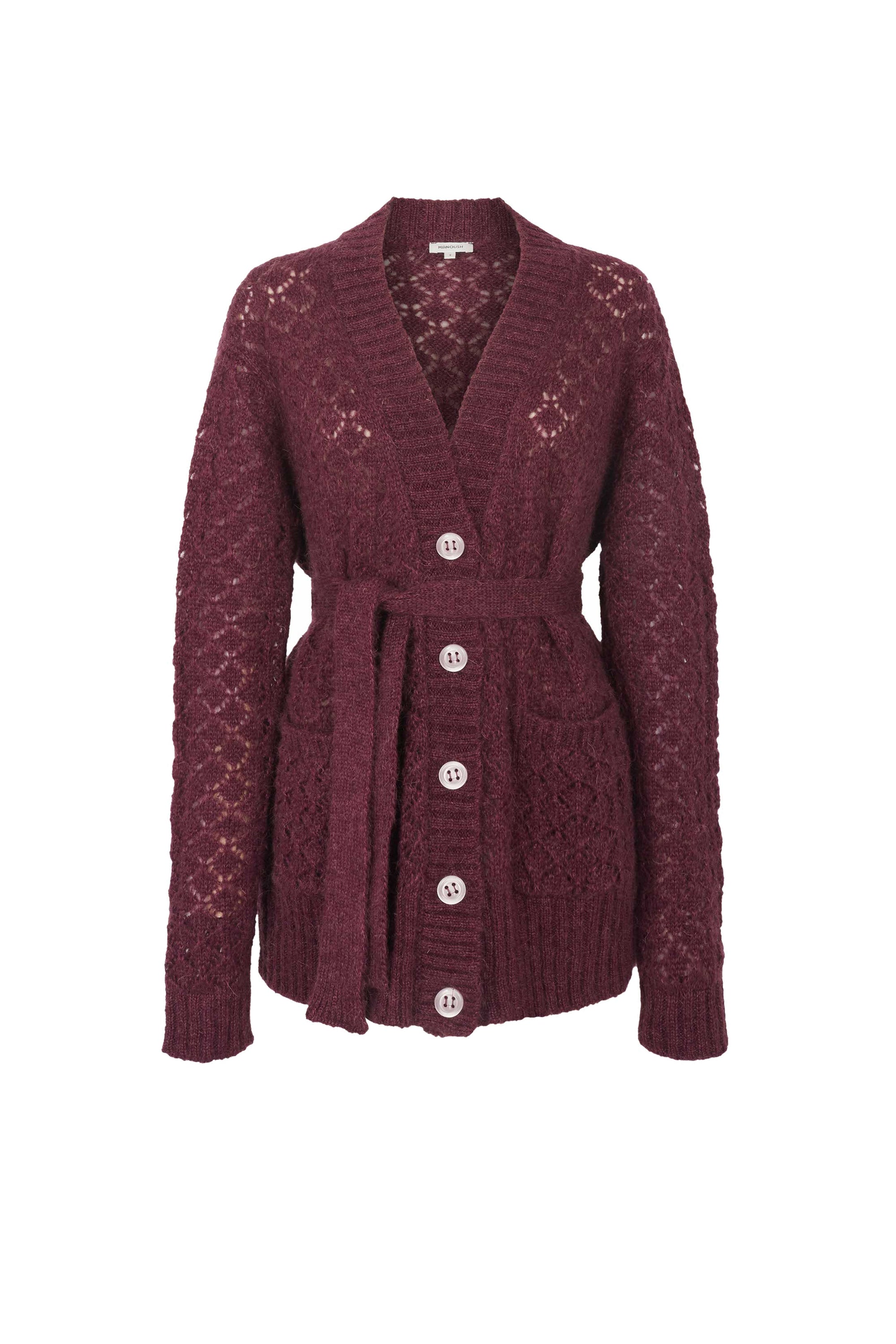 Gilet Cocoon D'Hiver - Bordeaux