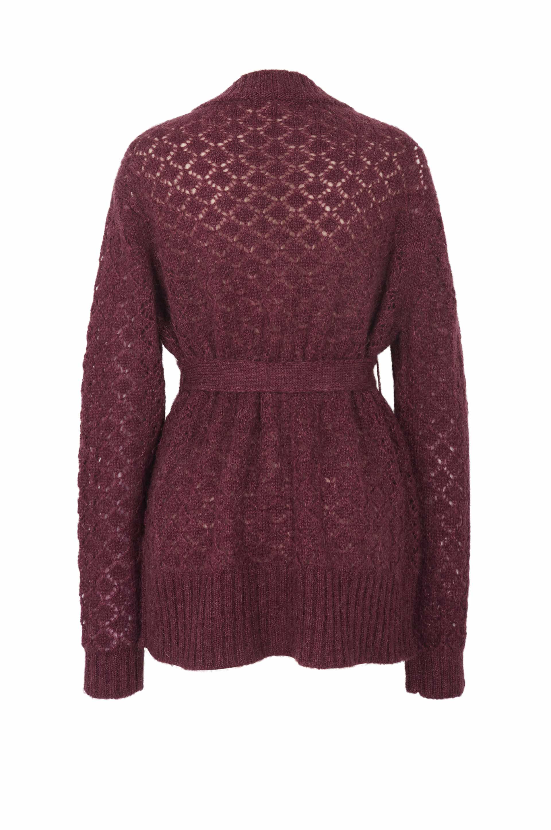 Gilet Cocoon D'Hiver - Bordeaux