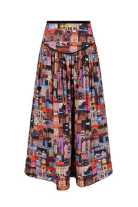 Jupe taille haute Pennsylvanie - Multicolore