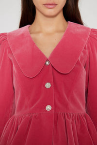 Top col claudine Princesse - Noir