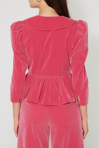 Top col claudine Princesse - Noir