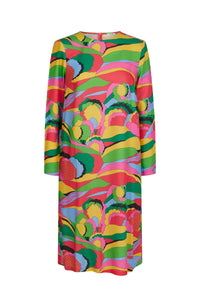 Robe caftan Country Pop - Multicolore