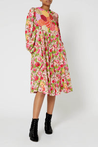 Robe Patchwork - Rose