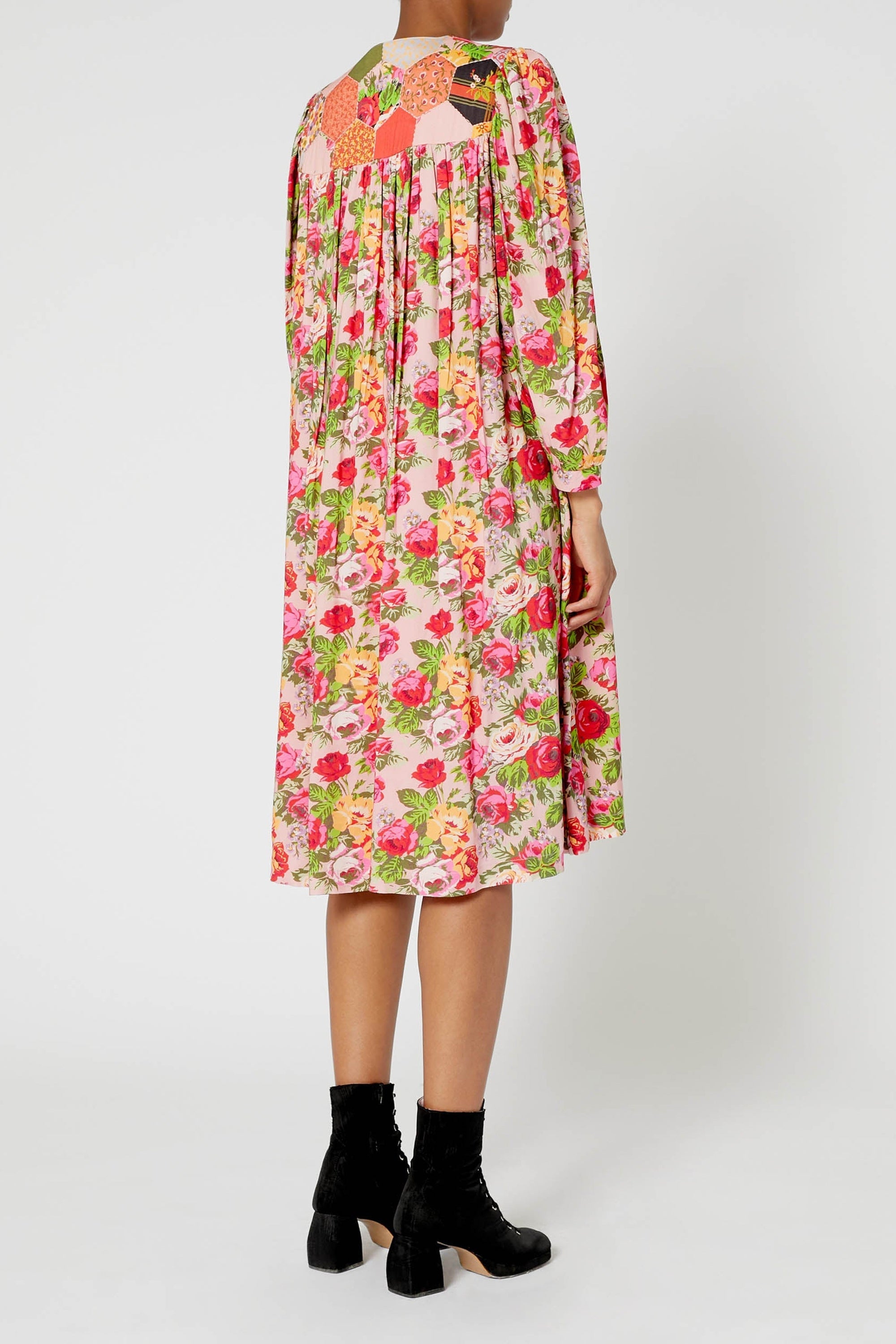 Robe Patchwork - Rose