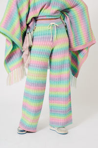Poncho Arc-en-ciel - Multicolore