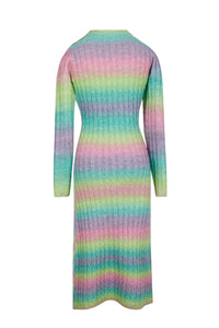 Robe longue Arc-en-ciel - Multicolore