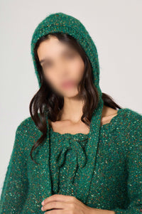 Cagoule Gazon en laine mélangée - Vert