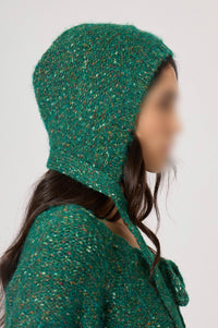 Cagoule Gazon en laine mélangée - Vert