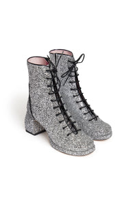 Bottines à paillettes - Argenté