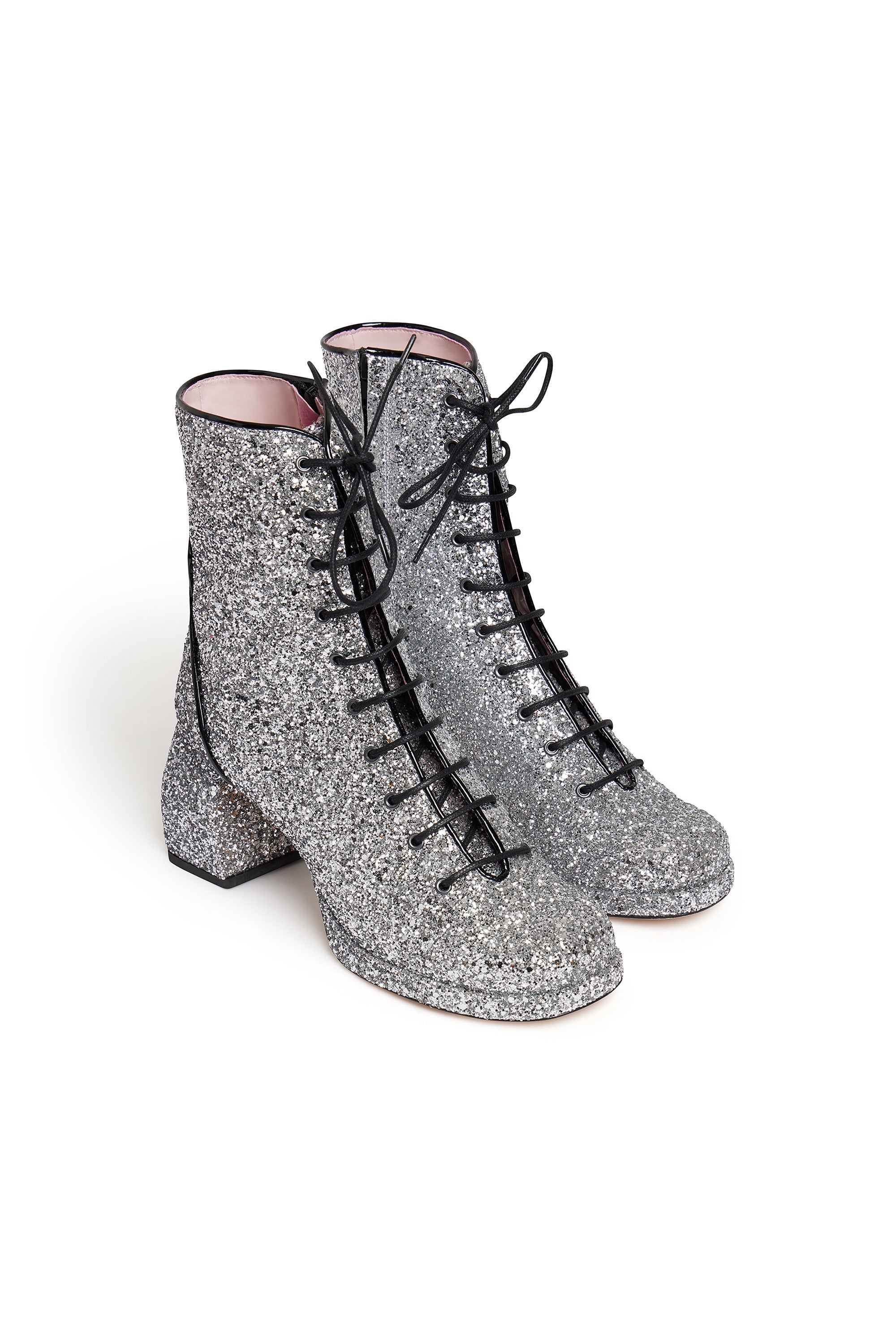 Bottines à paillettes - Argenté