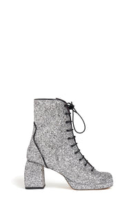 Bottines à paillettes - Argenté