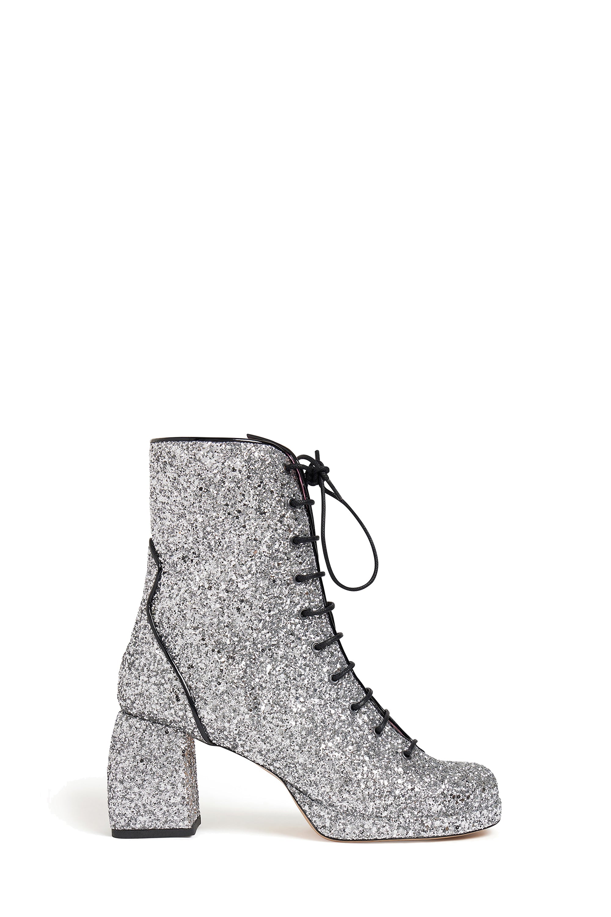 Bottines à paillettes - Argenté