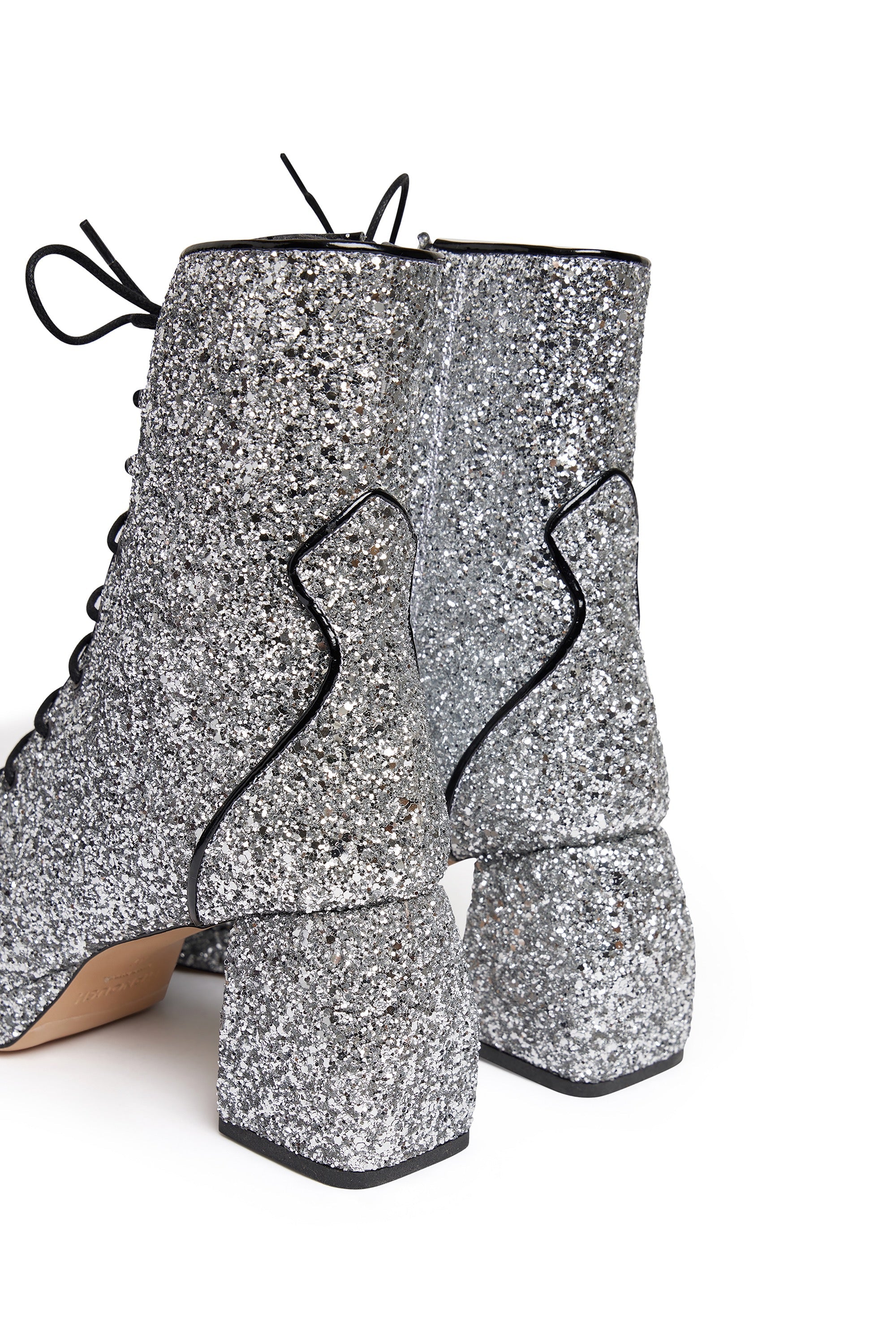 Bottines à paillettes - Argenté