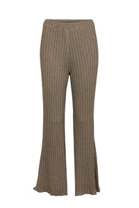 Pantalon côtelé en lurex - Argenté
