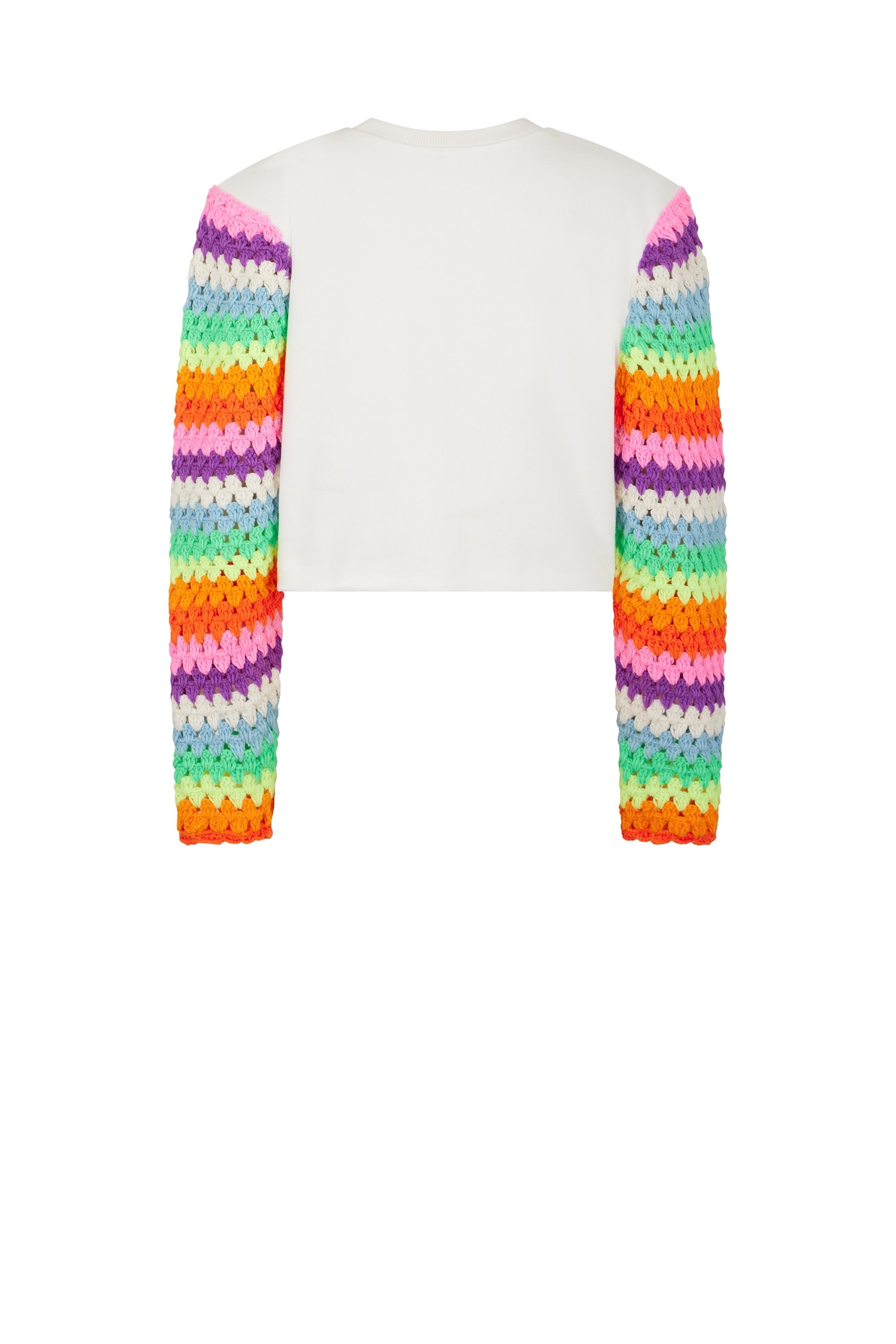 Sweat cosy en crochet - Multicolore