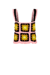 Débardeur en crochet D'Hiver - Multicolore