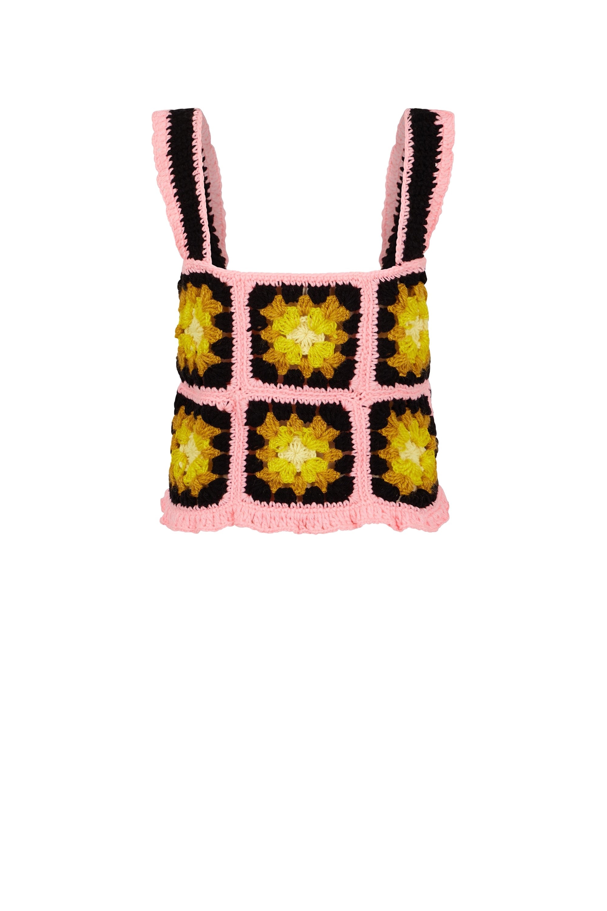 Débardeur en crochet D'Hiver - Multicolore