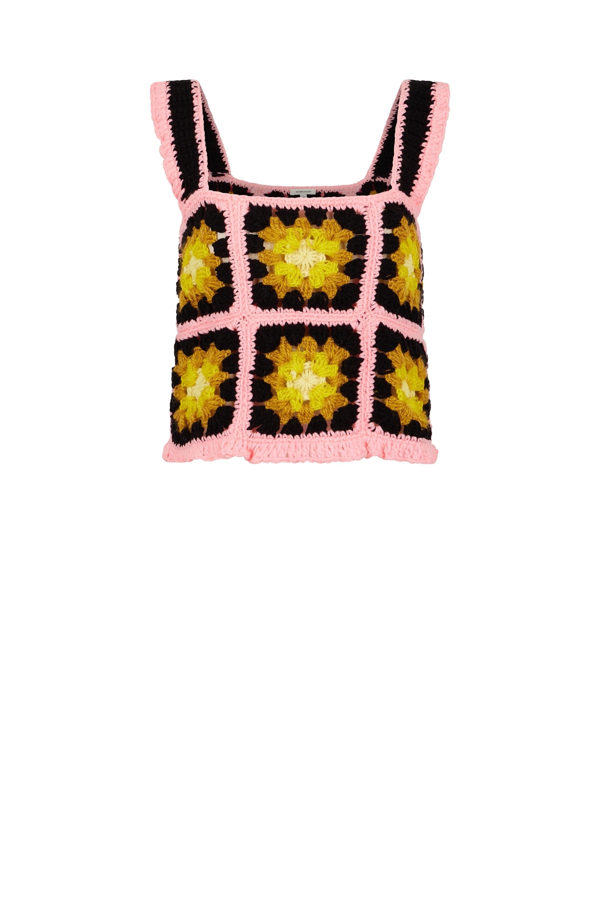 Débardeur en crochet D'Hiver - Multicolore