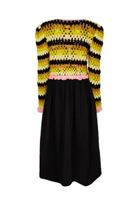 Robe en crochet D'Hiver - Multicolore