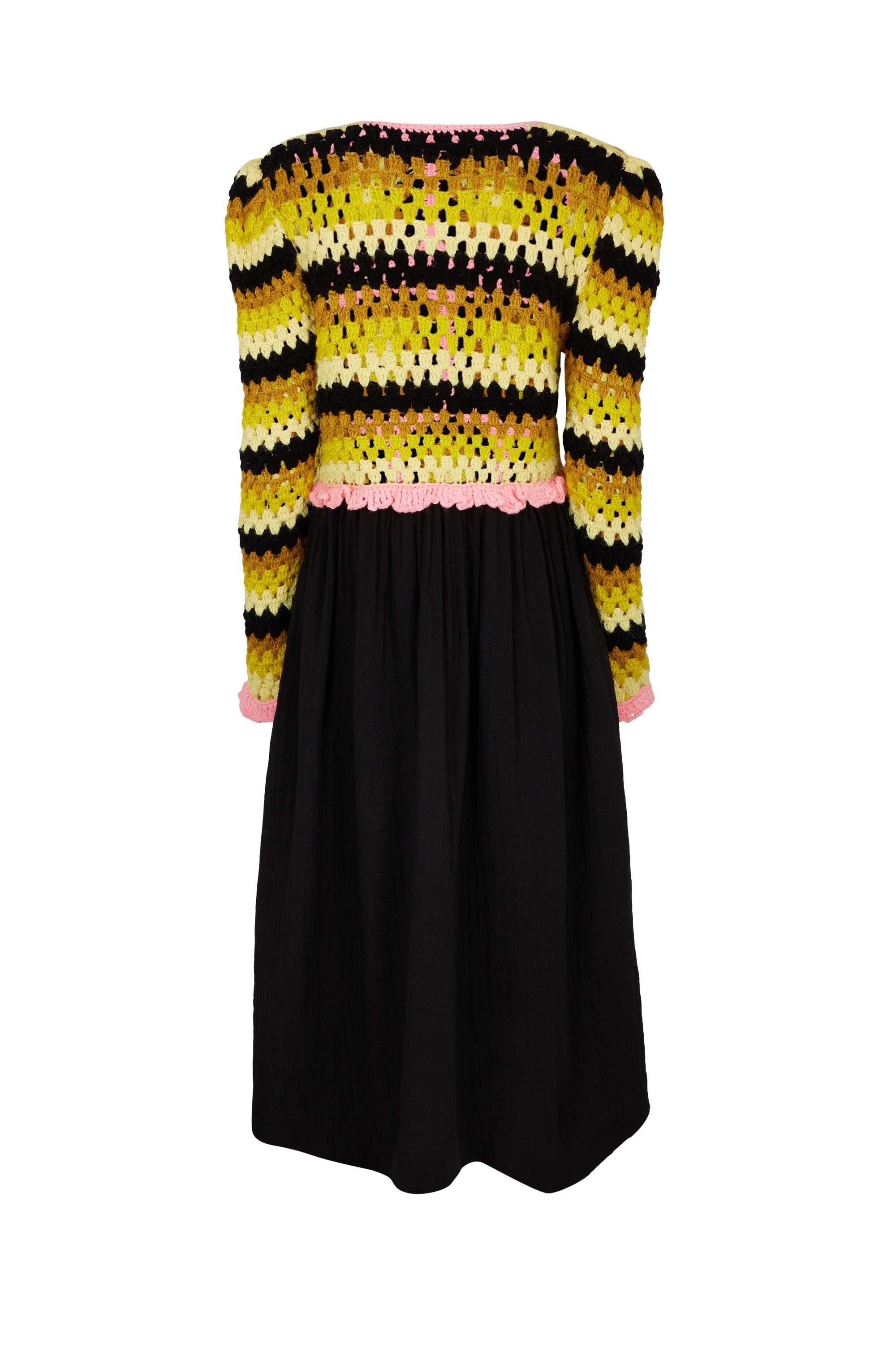 Robe en crochet D'Hiver - Multicolore