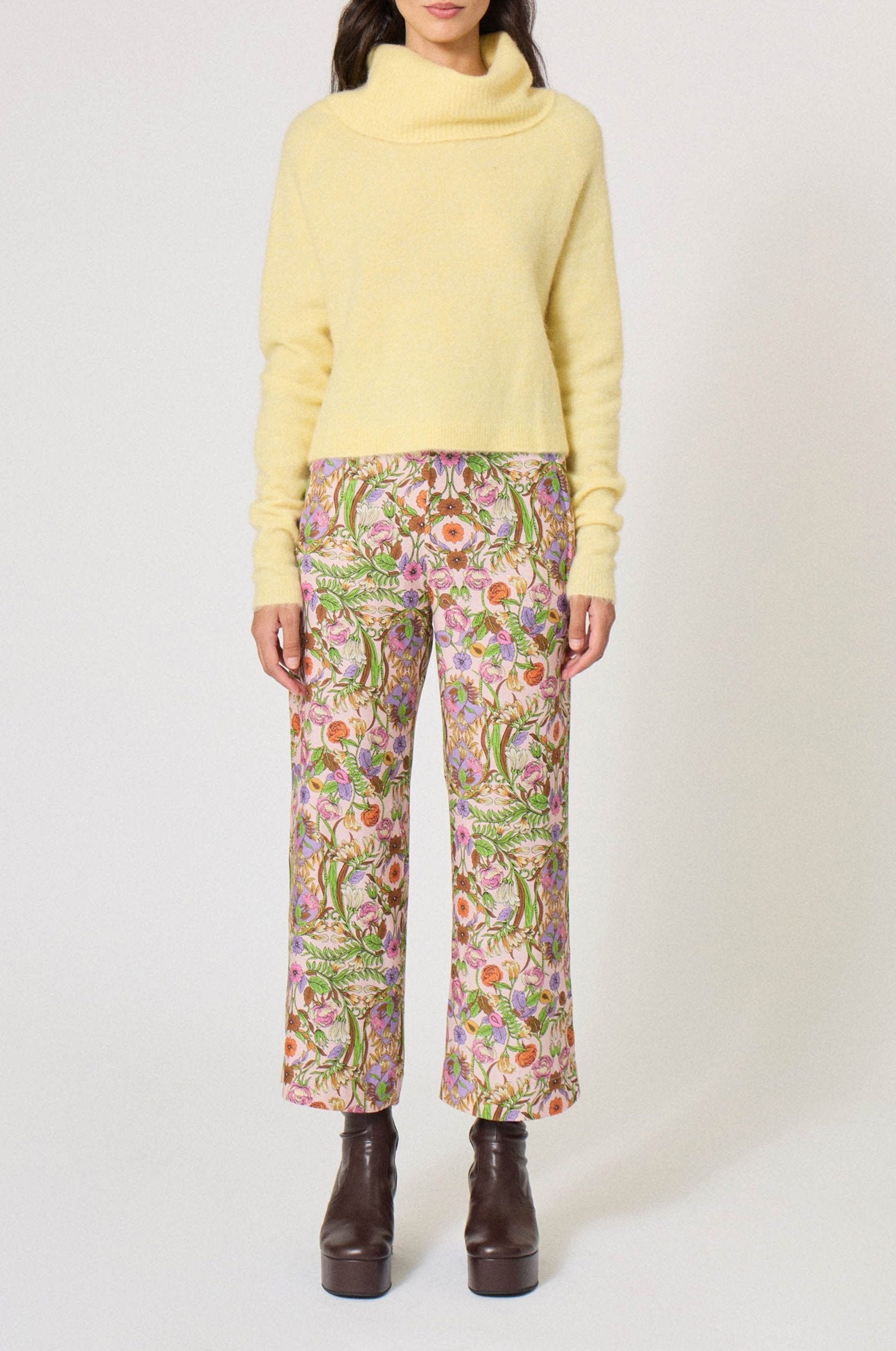 Pull Doudou en alpaga - Jaune