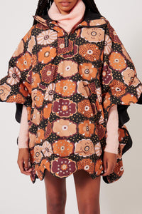 Cape Fluffy Fleur - Multicolore
