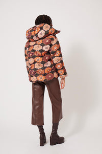 Veste Bouffante Fluffy Fleur - Multicolore