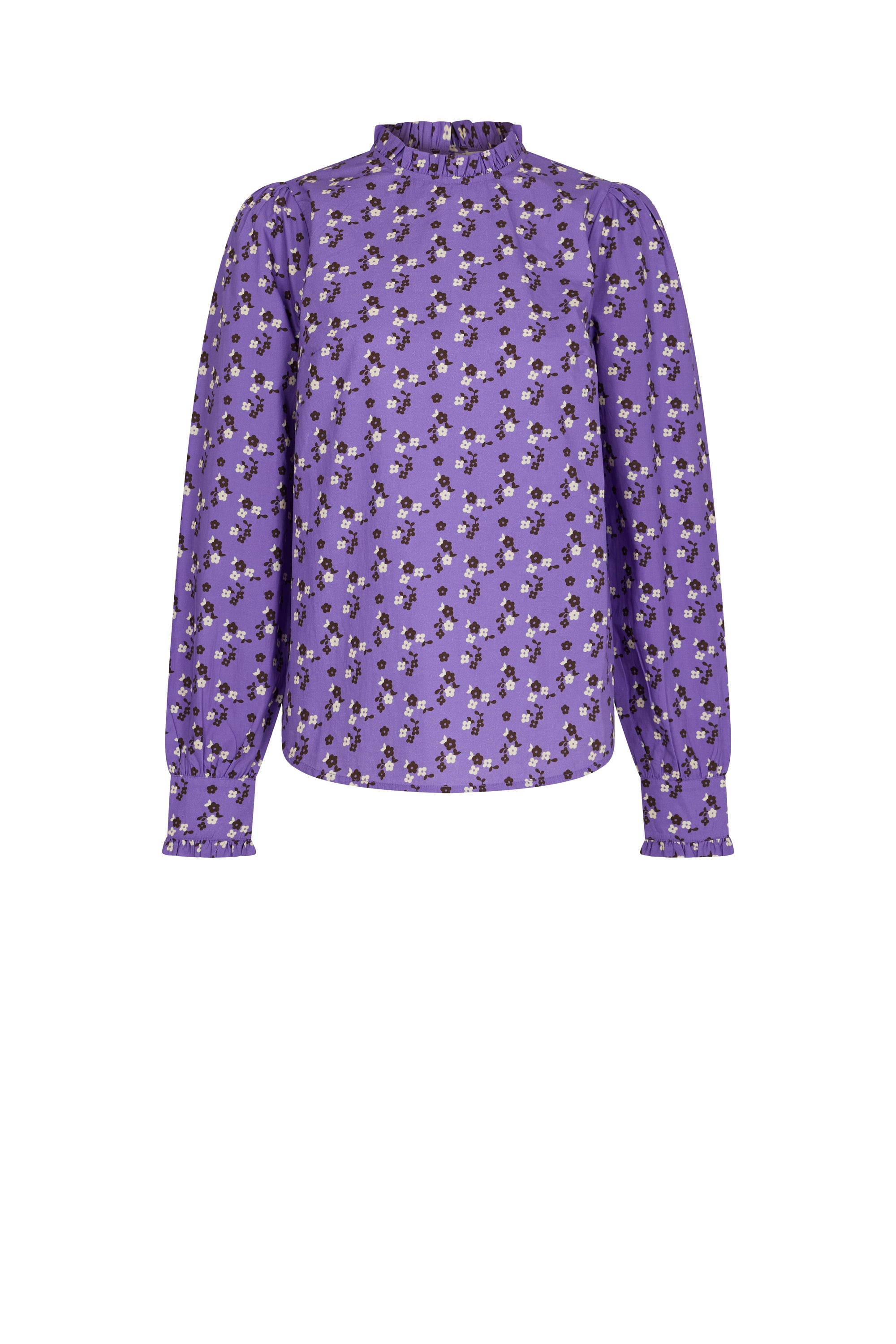 Top à imprimé 70's - Violet