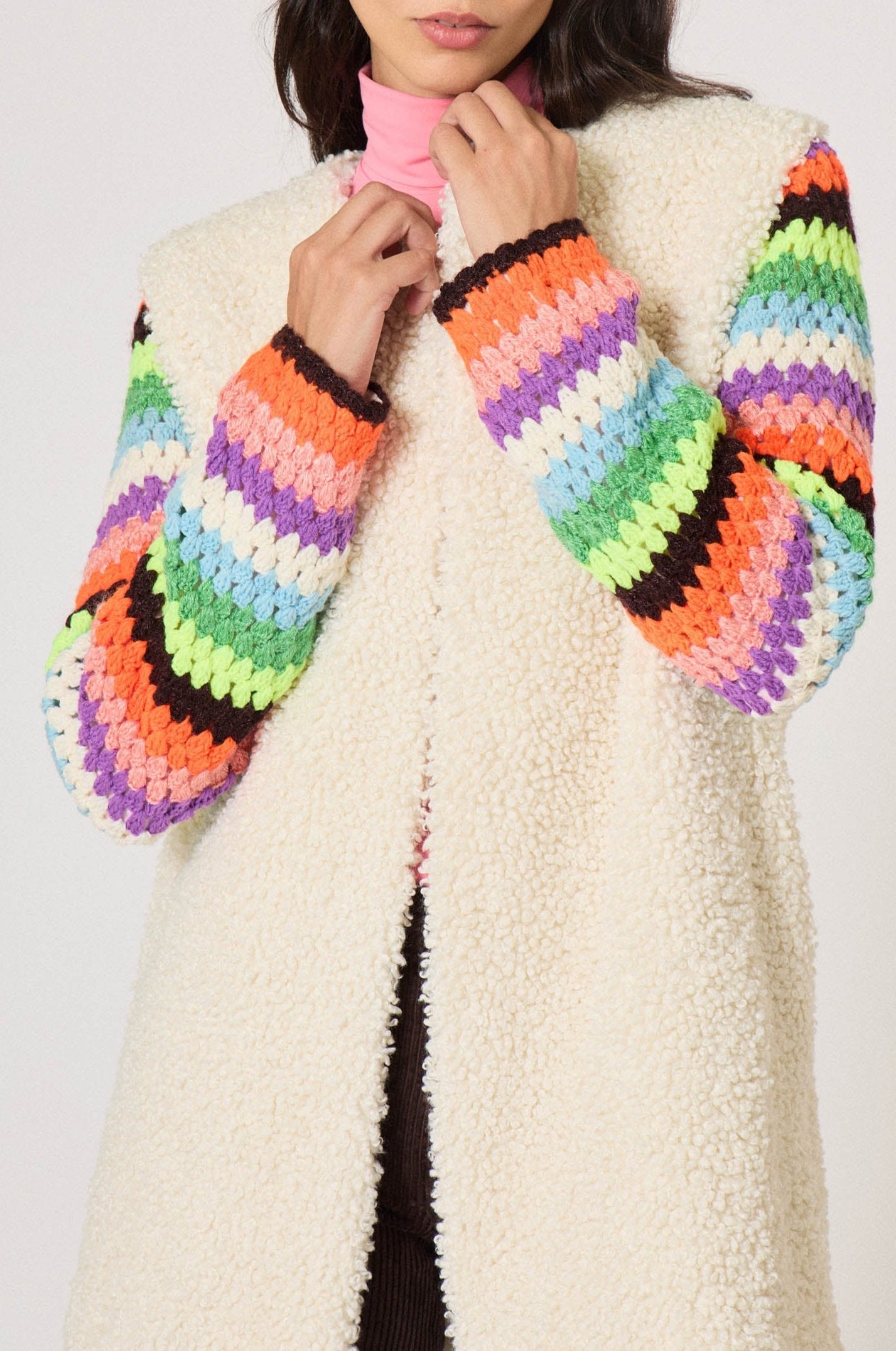 Manteau Indie Fur - Multicolore