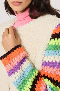 Manteau Indie Fur - Multicolore