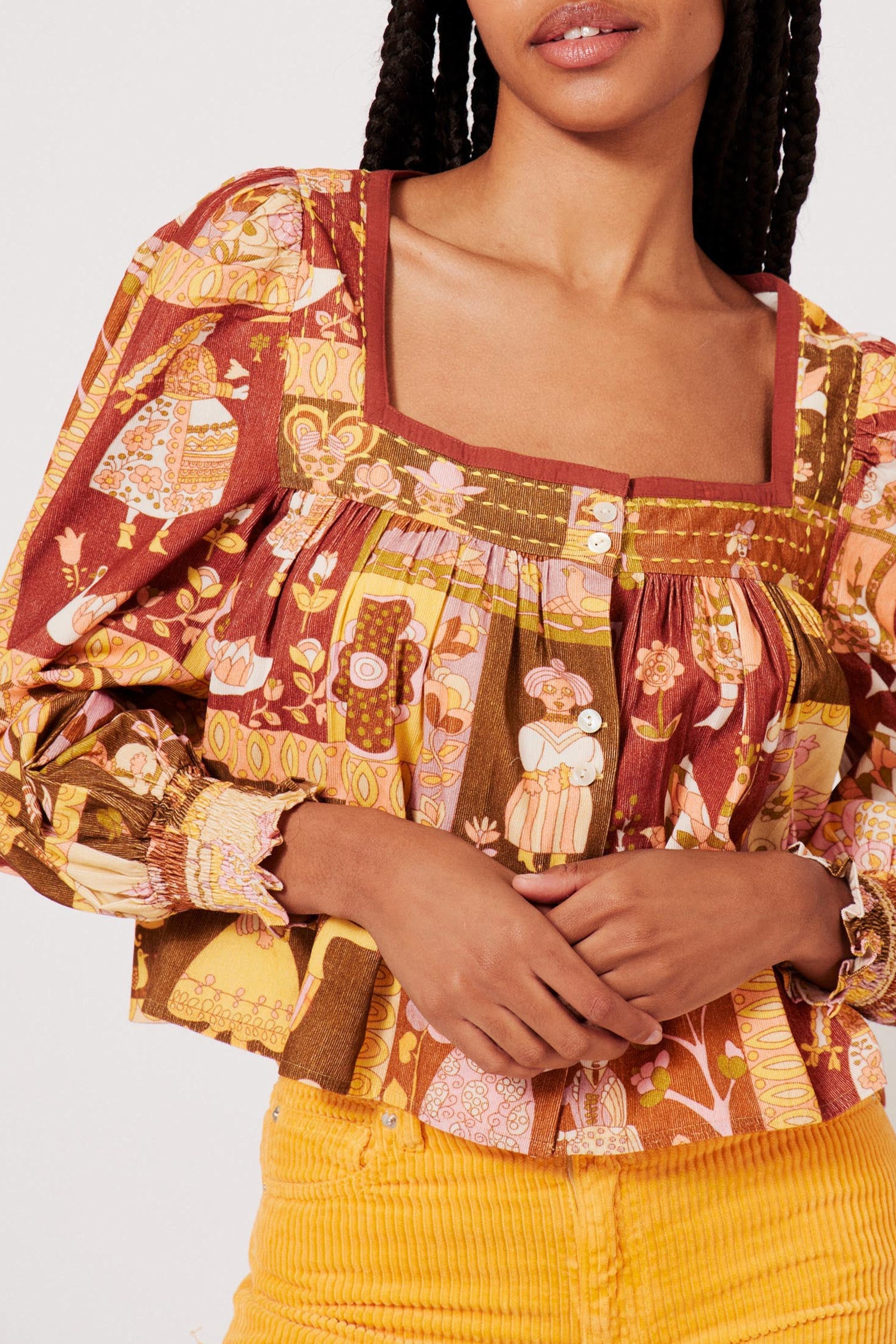 Blouse Légende Médiévale - Marron