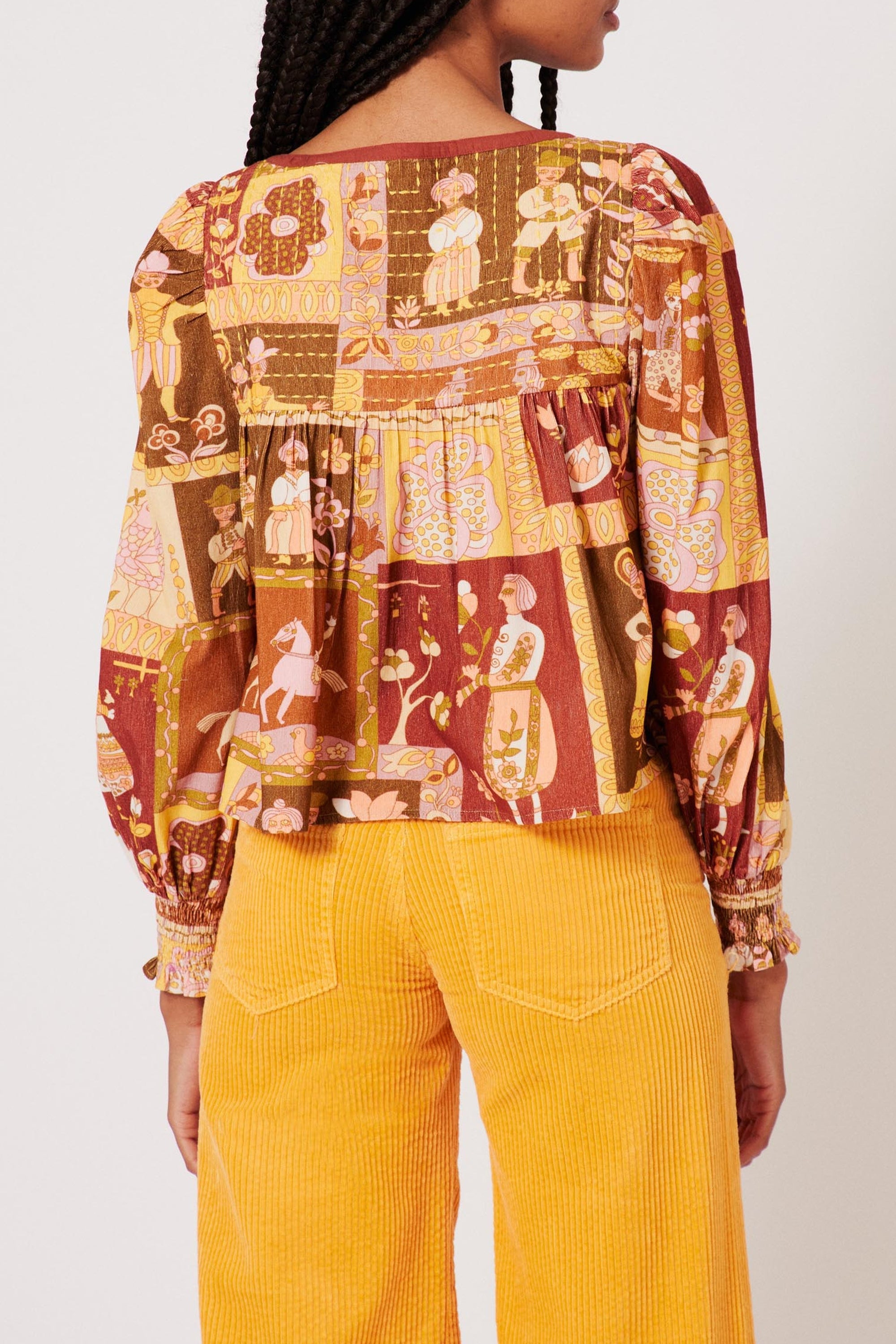 Blouse Légende Médiévale - Marron