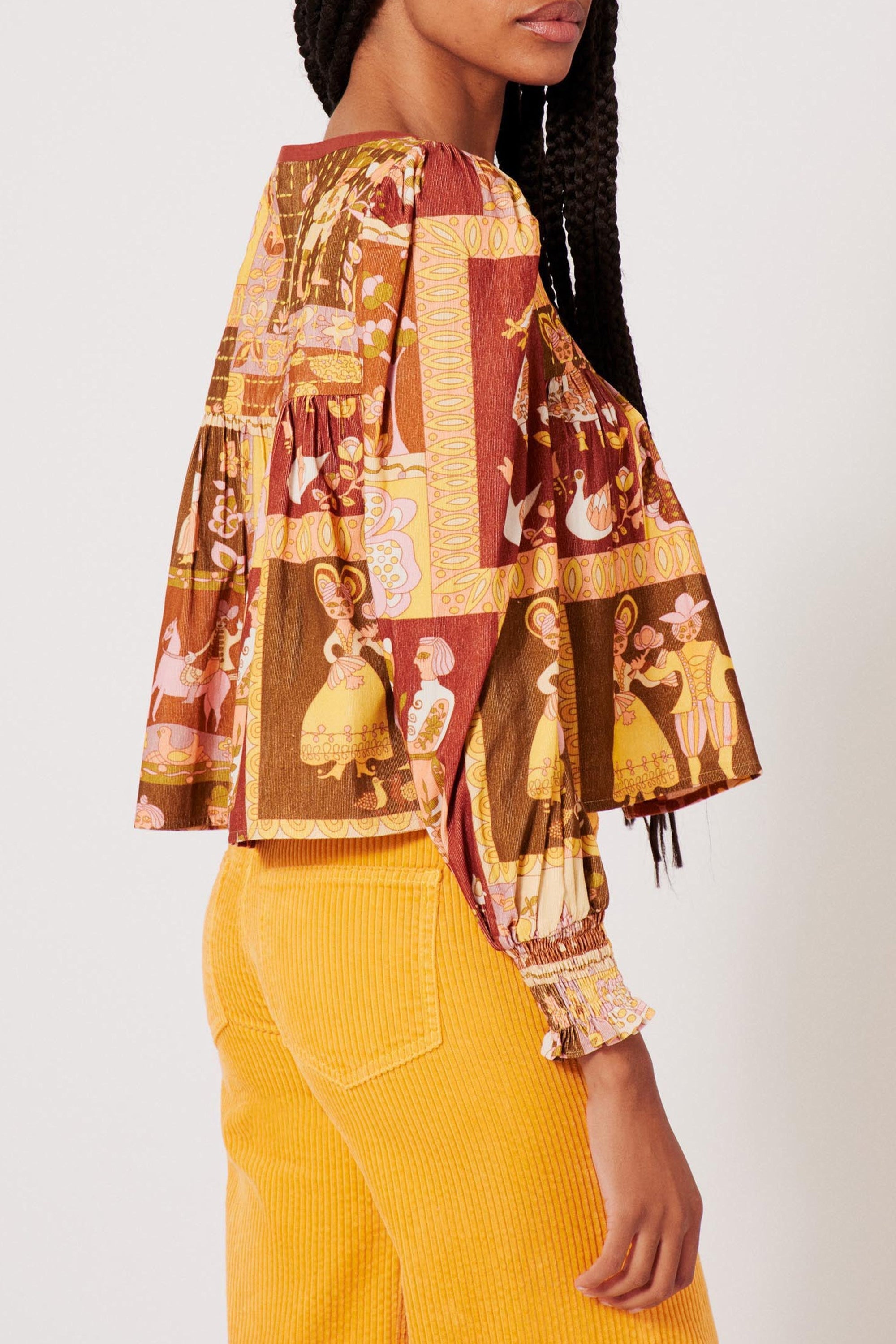 Blouse Légende Médiévale - Marron