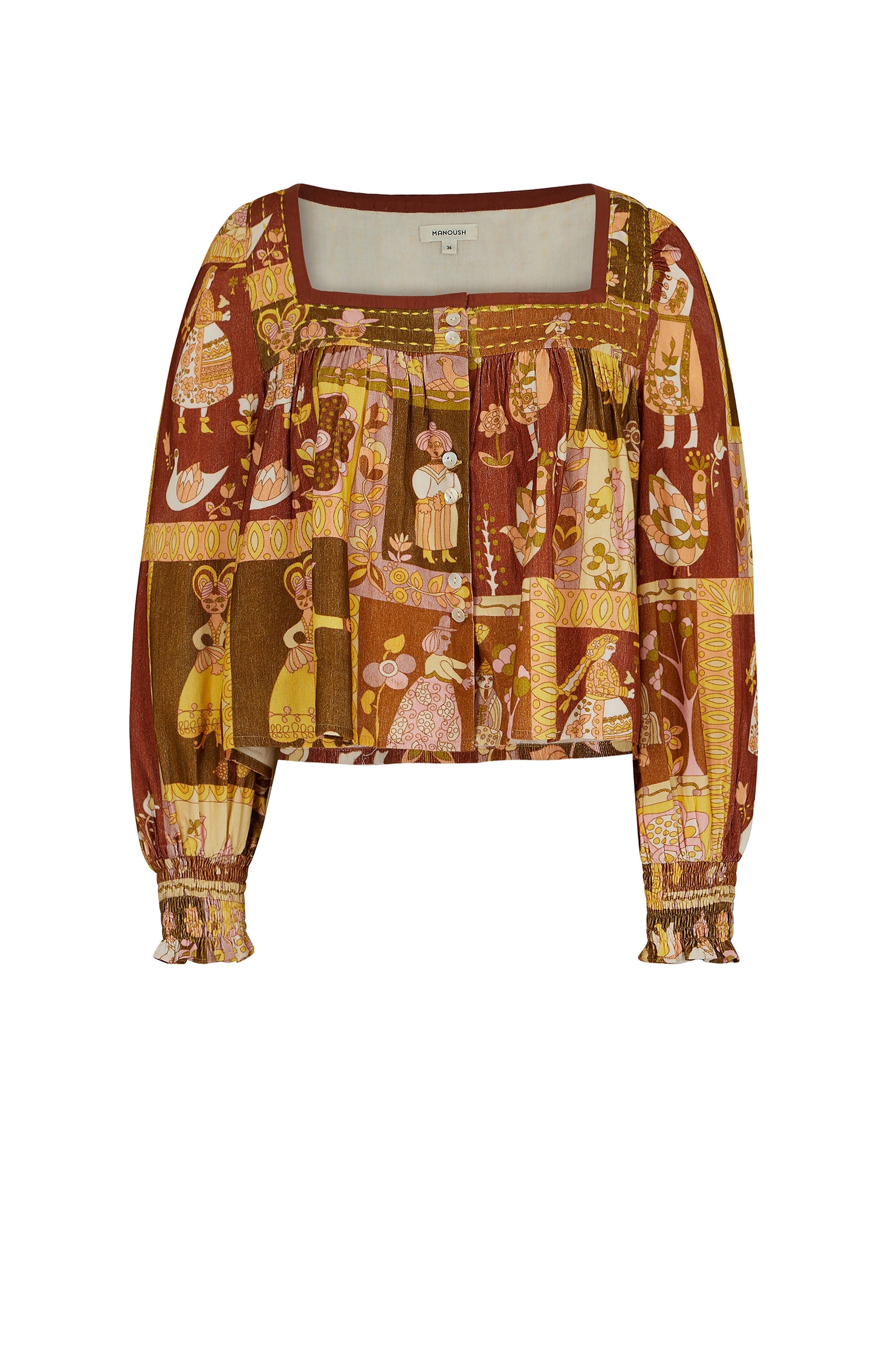 Blouse Légende Médiévale - Marron