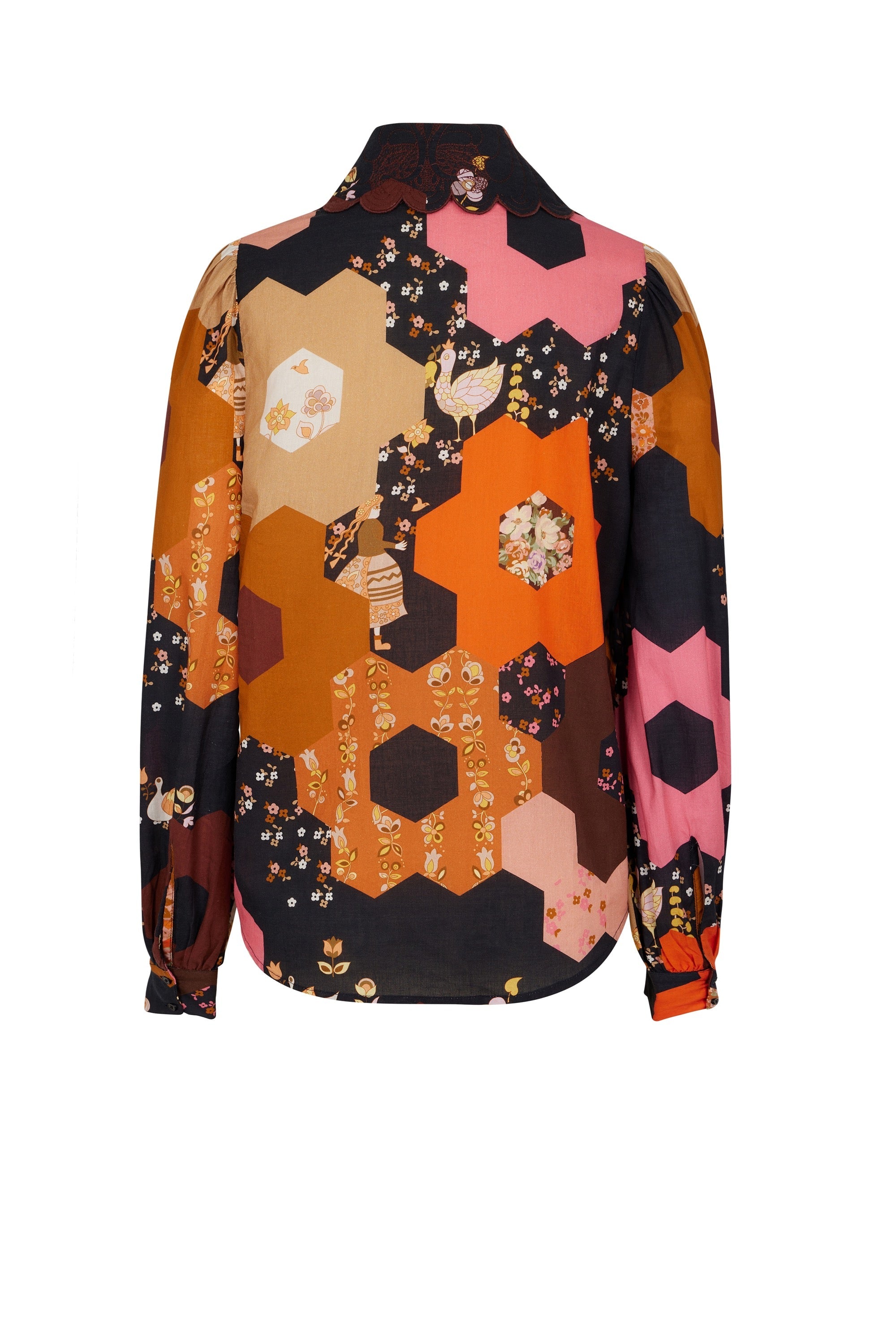 Chemise Patchwork Médiéval - Multicolore