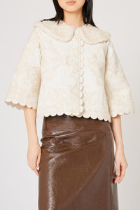 Manteau Patchwork Médiéval - Beige