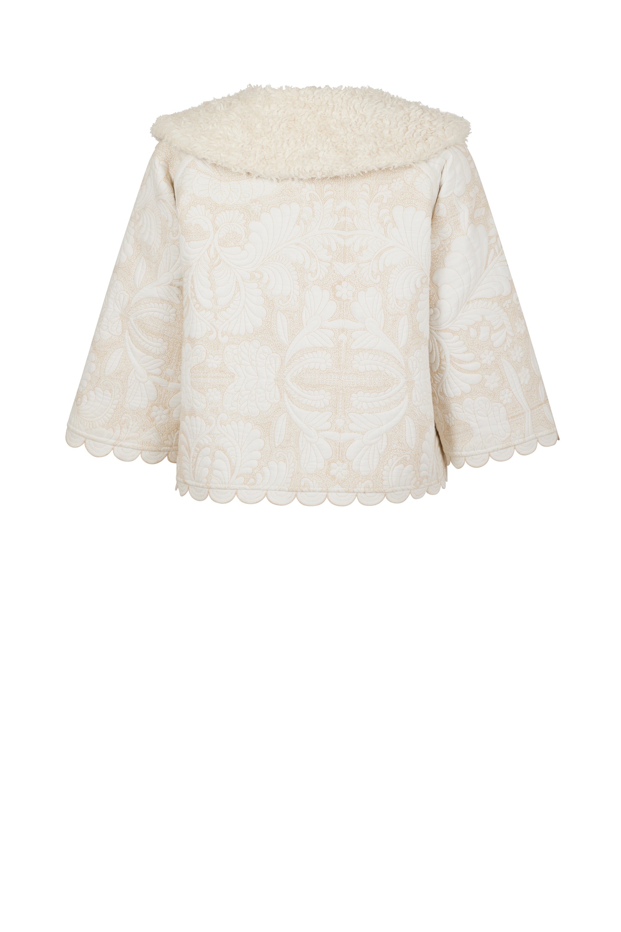 Manteau Patchwork Médiéval - Beige