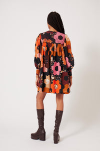 Robe courte Patchwork Médiéval - Multicolore