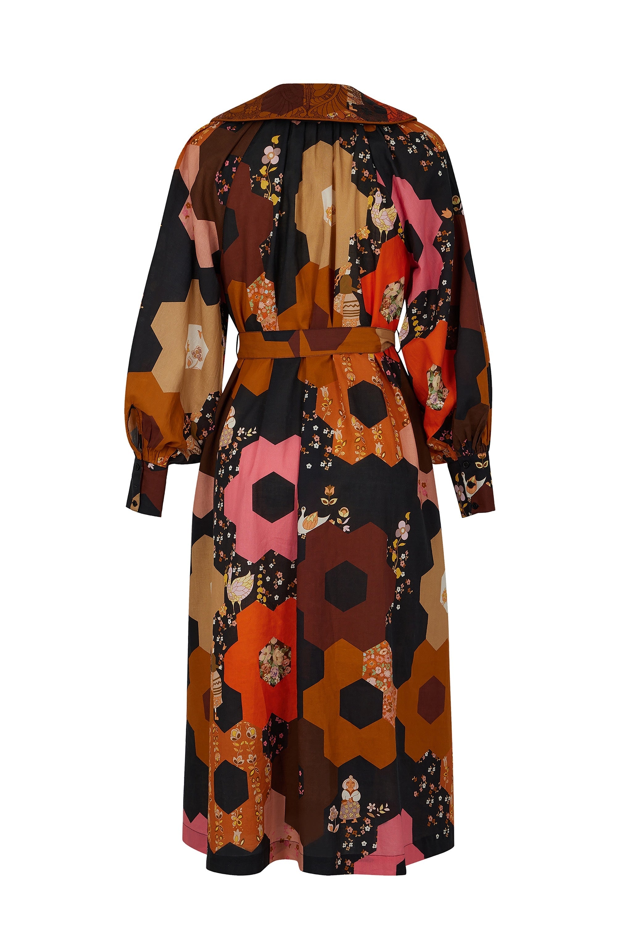 Robe Médiévale Patchwork - Multicolore