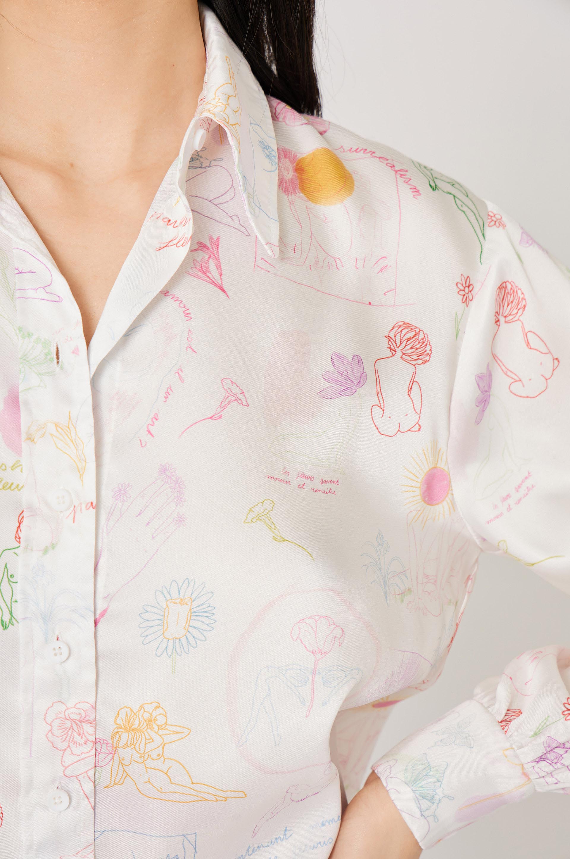 Chemise Natacha Croquis - Multicolore