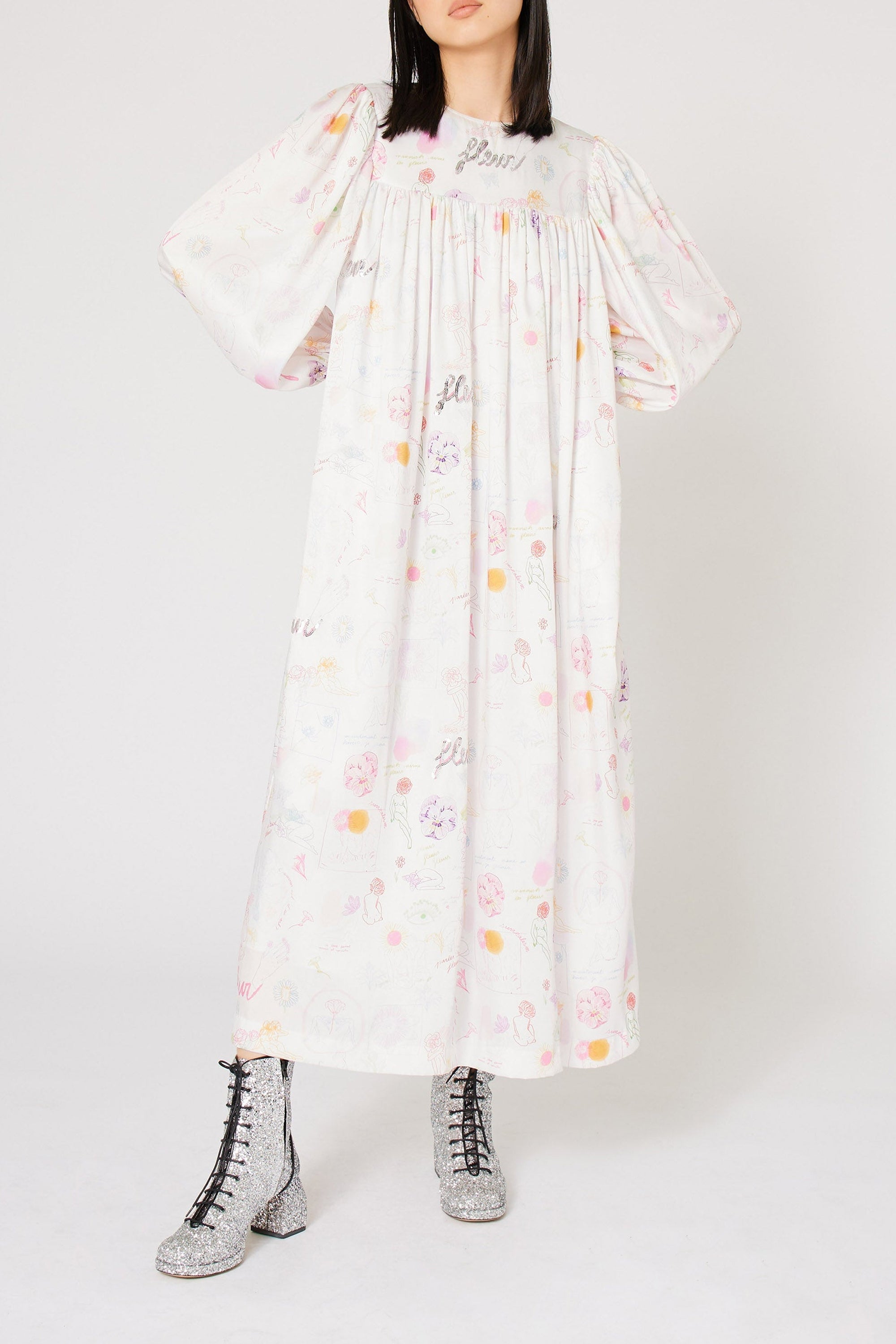 Robe Natacha Croquis - Multicolore
