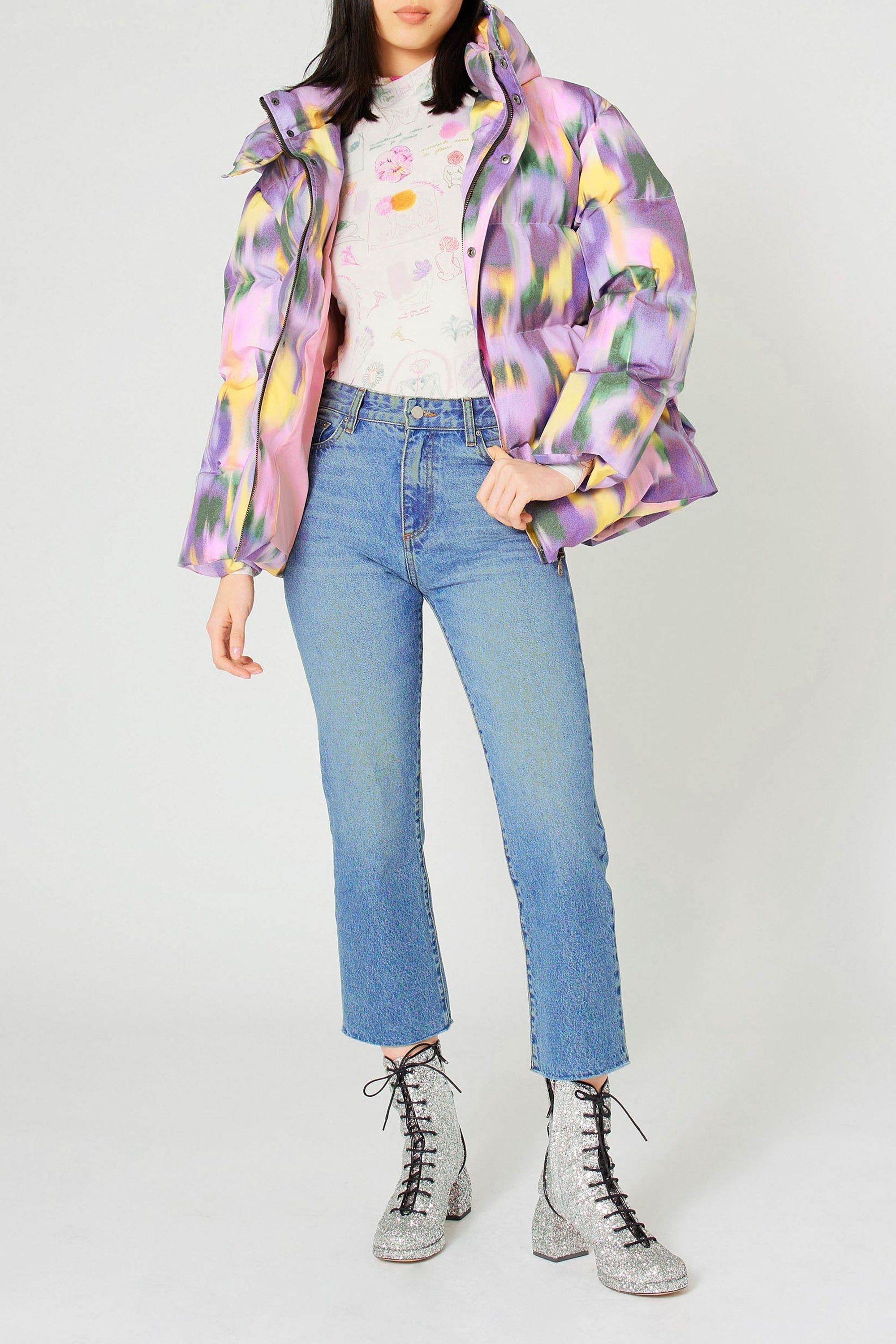 Doudoune Natacha - Violet