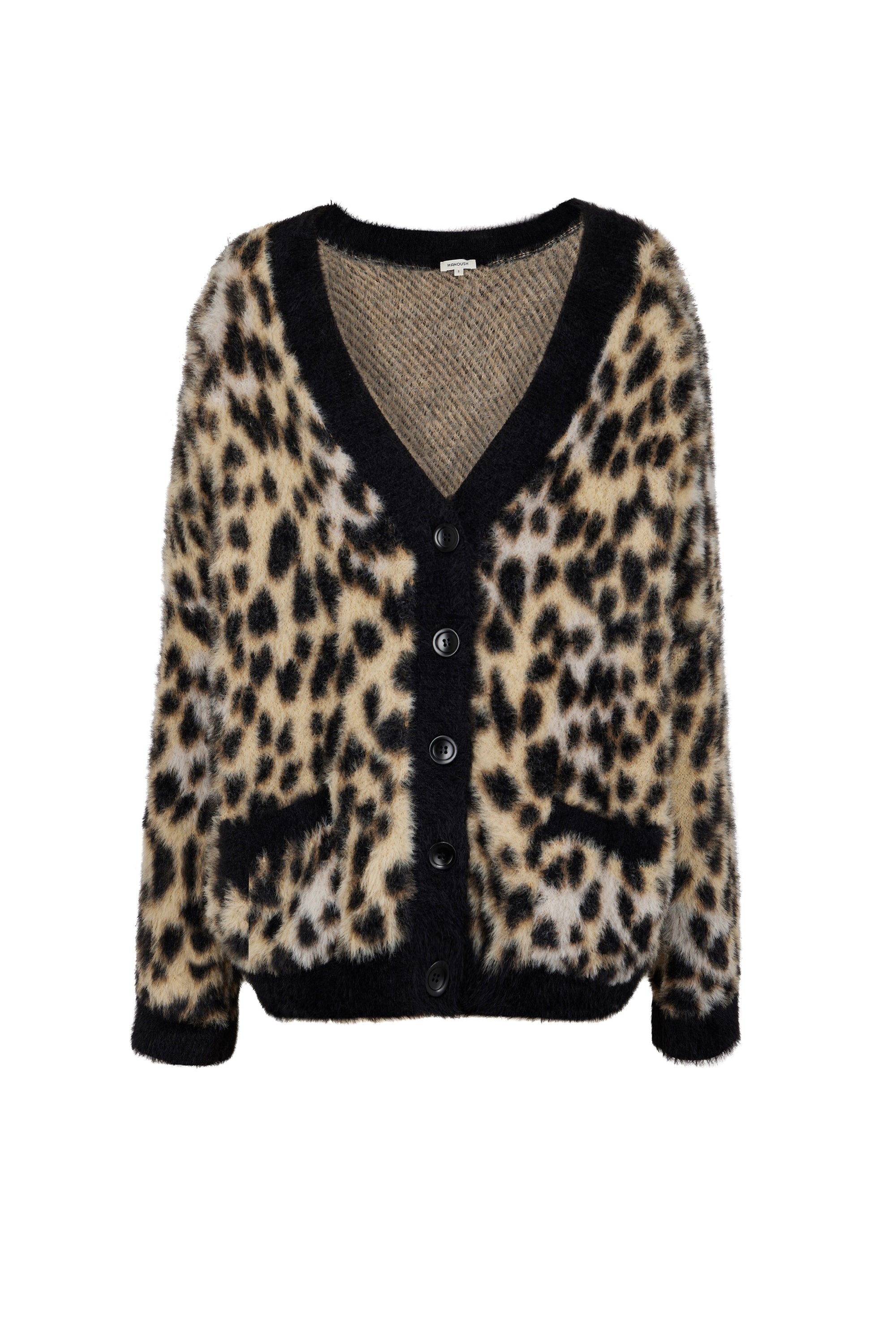 Cardigan Coeur en maille - Beige