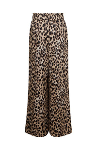 Pantalon Panthère Coeur - Camel