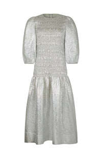 Robe smockée Peau D'Ane - Argenté