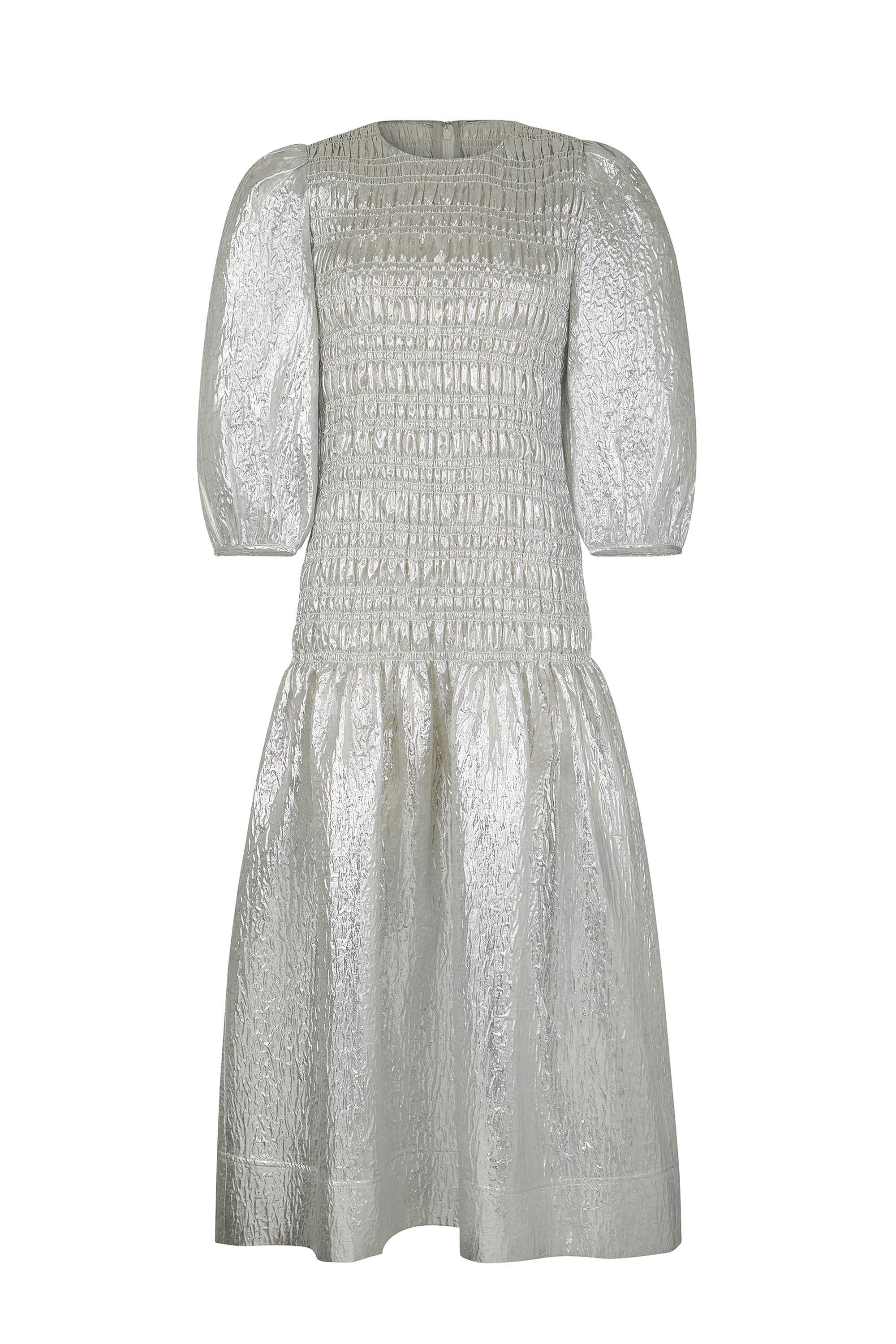 Robe smockée Peau D'Ane - Argenté