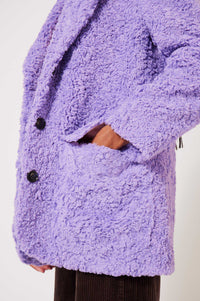 Manteaux mi-long à col tailleur - Violet