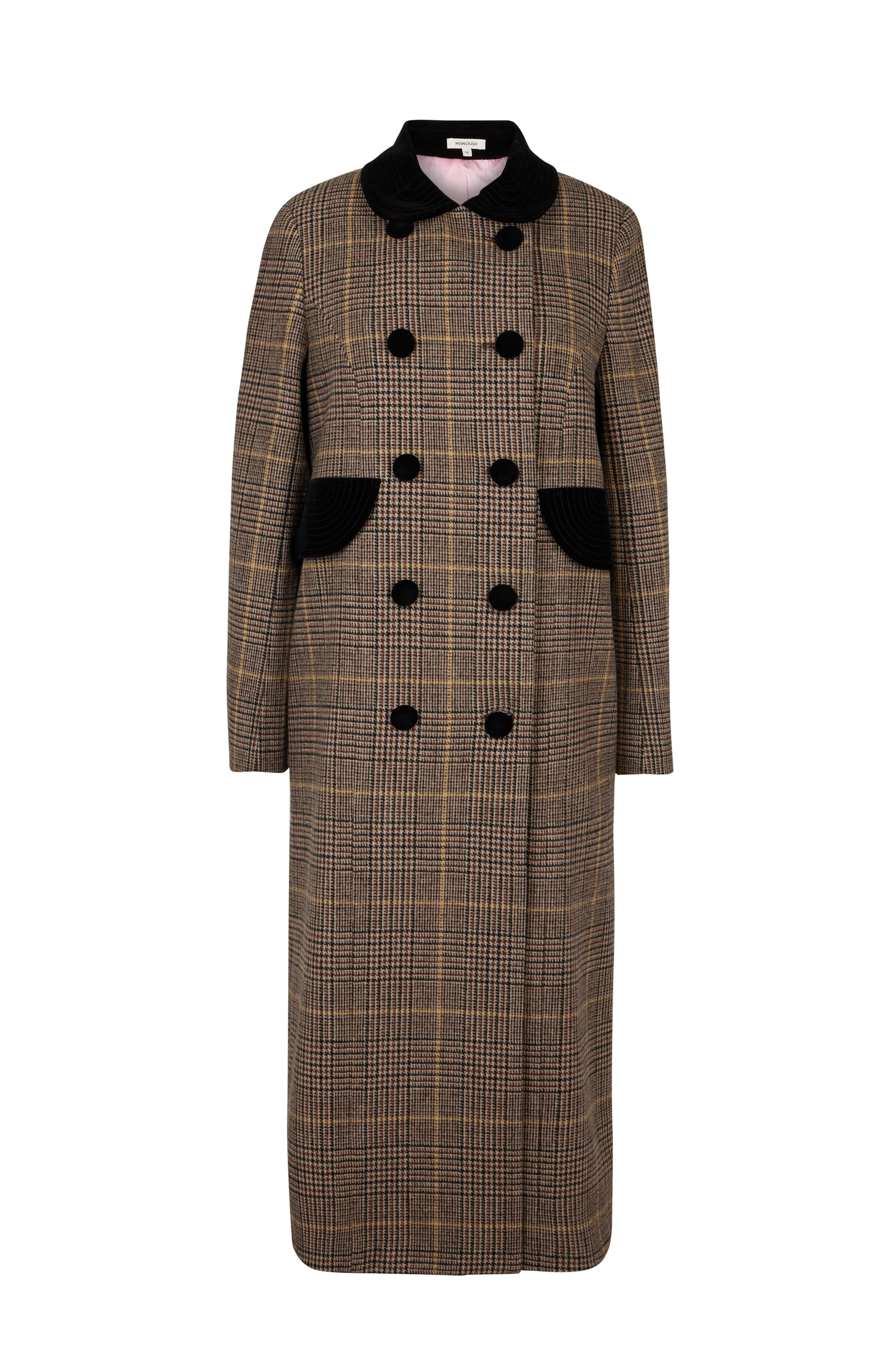 Manteau Scotland en laine - Camel
