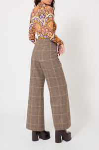 Pantalon Scotland en laine - Camel