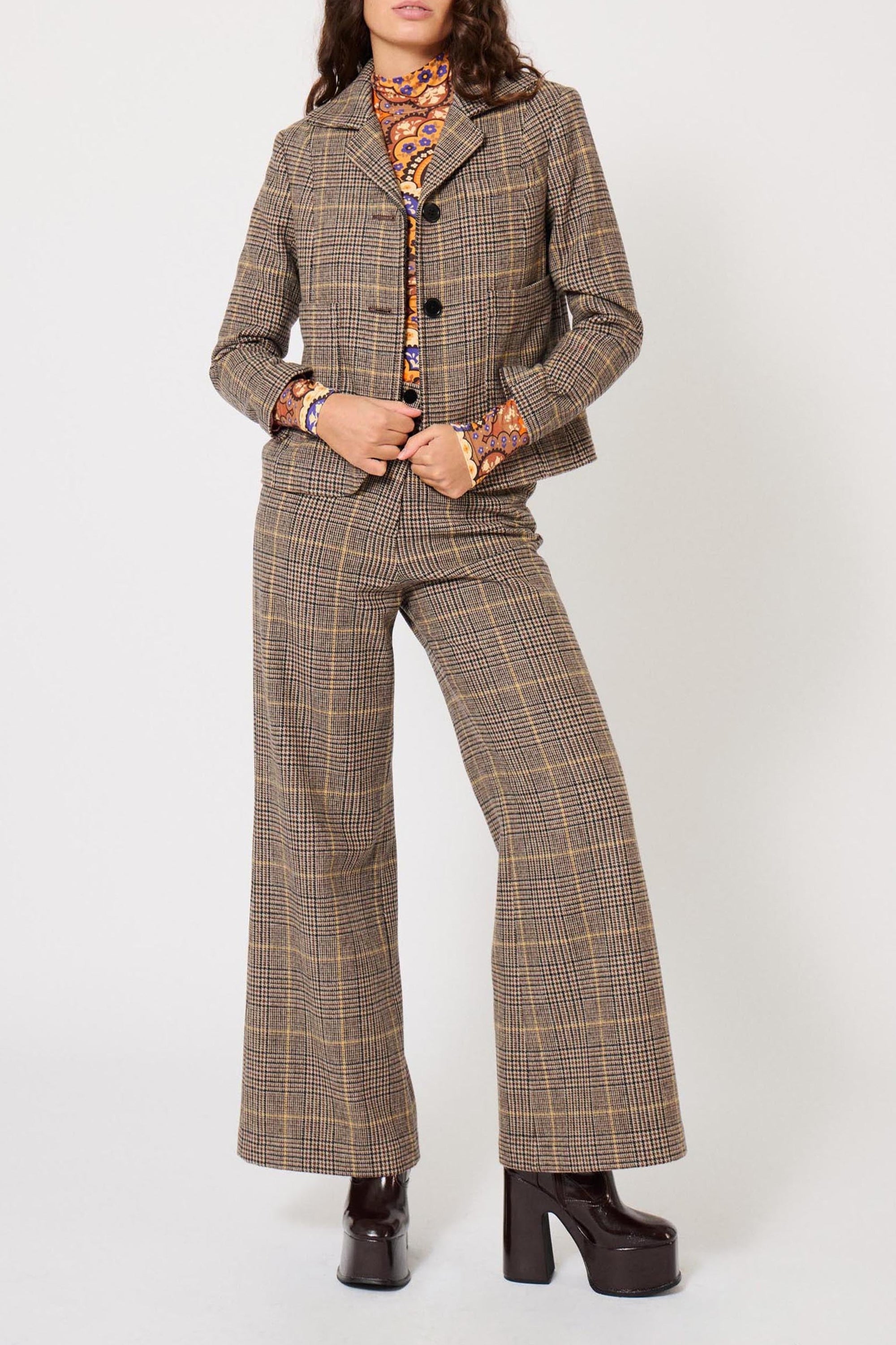 Veste Scotland en laine - Camel